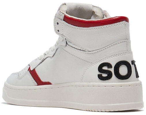AUTRY Mid-Top Lace-Up 'White Red' AUMM-STF1 Lookbook AUTRY Mid-Top Lace-Up 'White Red' AUMM-STF1
