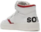 Lookbook AUTRY Mid-Top Veterschoenen ''Wit Rood'' AUMM-STF1