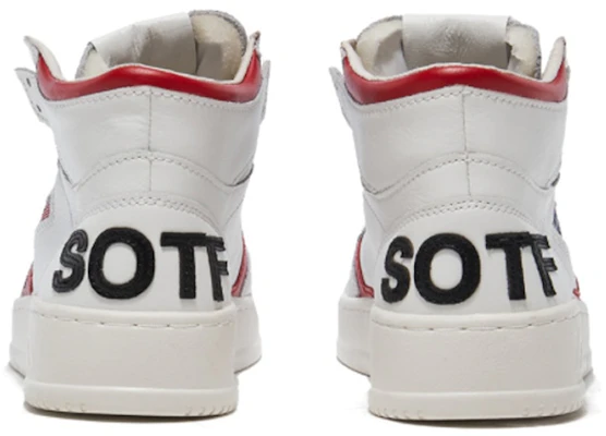 AUTRY Mid-Top Veterschoenen ''Wit Rood'' AUMM-STF1 Shop AUTRY Mid-Top Veterschoenen ''Wit Rood'' AUMM-STF1