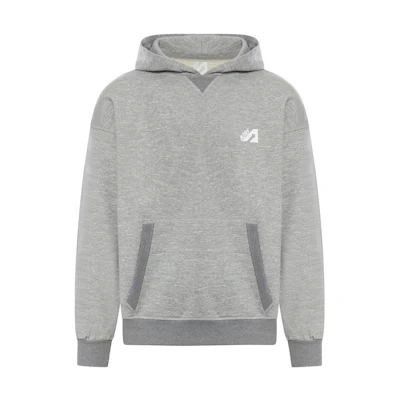 AUTRY Oversized Drop-Shoulder Hoodie Gray HOYM-590M