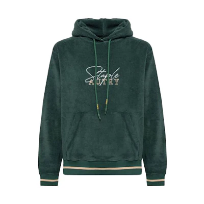 AUTRY Oversized Hoodie Green Long Sleeve Pullover SWJM2729