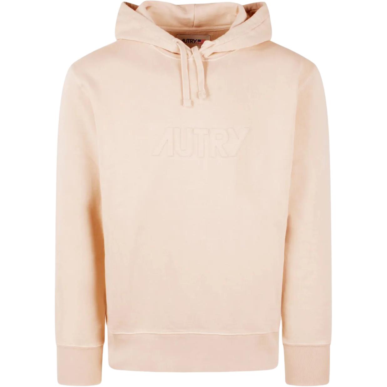 AUTRY Pink Hoodie with Logo Design and Lettering HOPM-518R