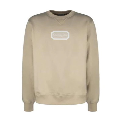 AUTRY Solid Color Casual Crewneck Long Sleeve Pullover Sweatshirt Khaki 343J694A0531-180