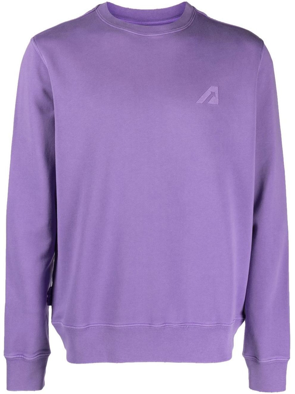autry-solid-color-crewneck-long-sleeve-sweatshirt-light-purple-swsm-2546