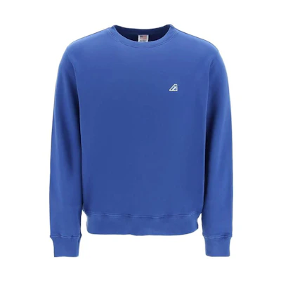 AUTRY Solid Color Crewneck Long Sleeve Sweatshirt Blue 231318UFE000002BLUE