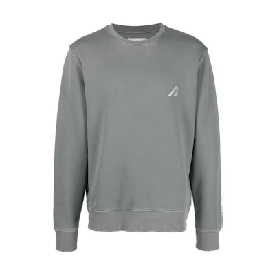 AUTRY Solid Color Crewneck Pullover Long Sleeve Sweatshirt SWLM1716