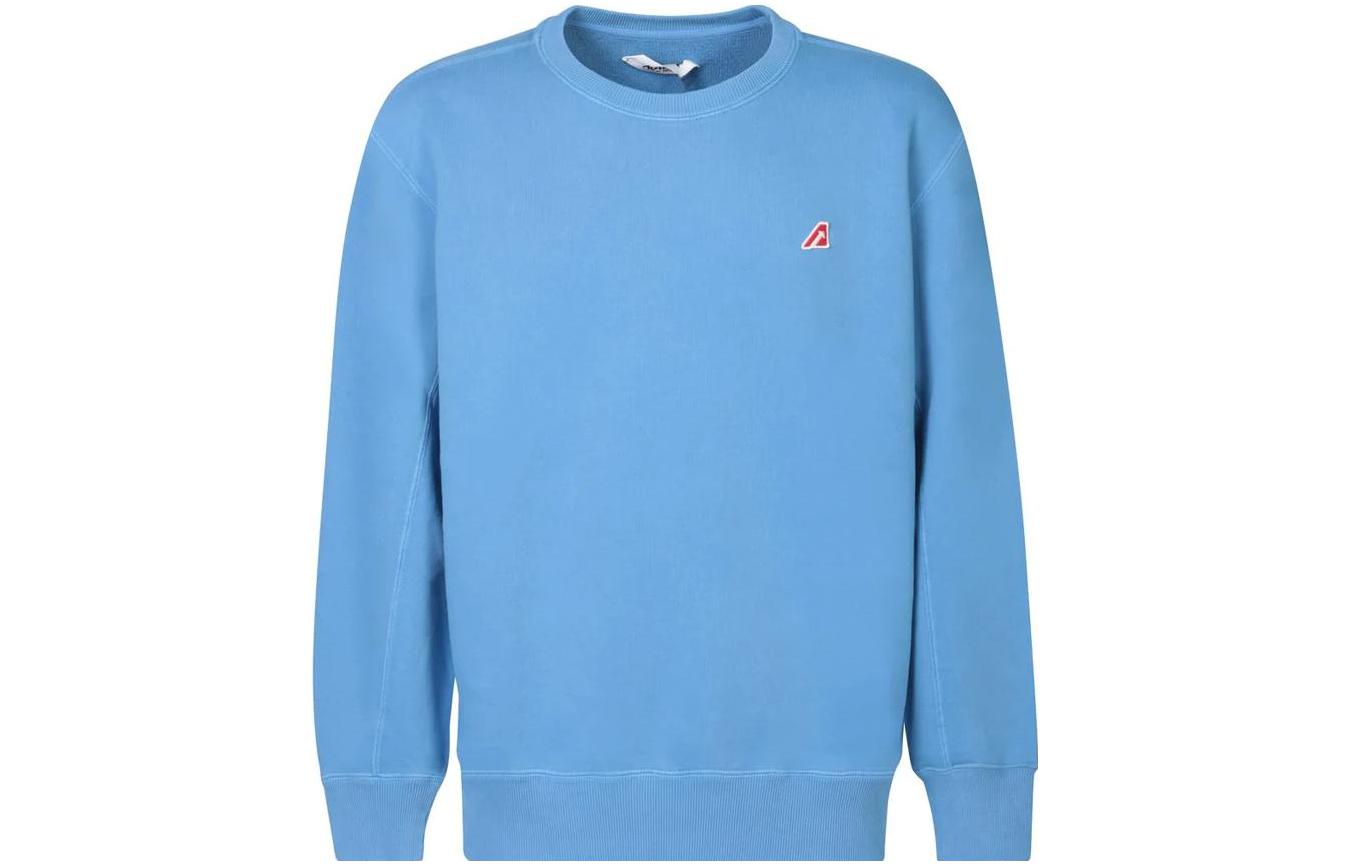 AUTRY Solid Logo Crewneck Sweatshirt Blue () SWEM417D