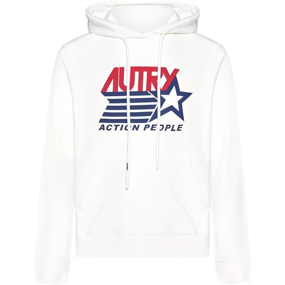 AUTRY SS23 Logo Hoodie White HOIM2361ACTIONWHITE