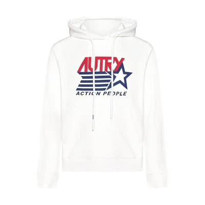 AUTRY SS23 Logo Hoodie White HOIM2361ACTIONWHITE