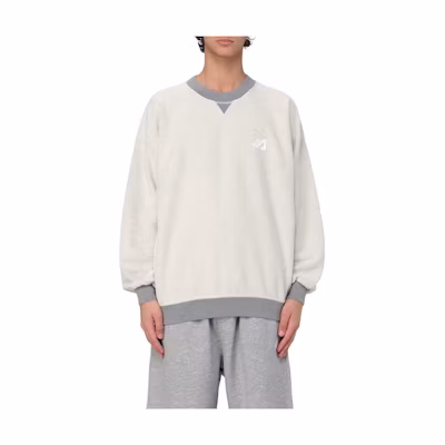 AUTRY SS24 Beige Graphic Crewneck Pullover Sweatshirt SWYM591P
