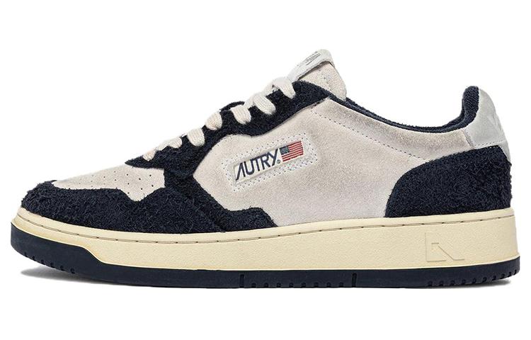 AUTRY Two Tone Medalist Low Goatskin 'Black White' AULM-SH03