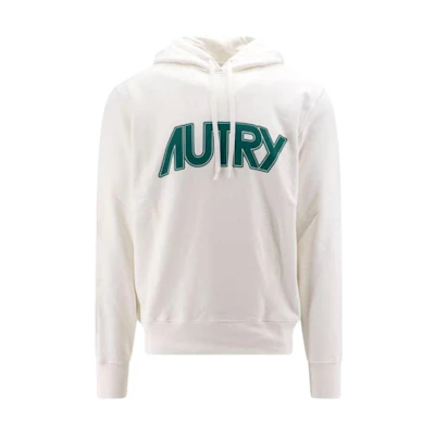 AUTRY White Lettering Hoodie Long Sleeve HOPM5-08W