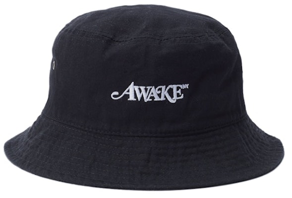 Awake Classic Logo Bucket Hat Black Buy Awake Classic Logo Bucket Hat Black