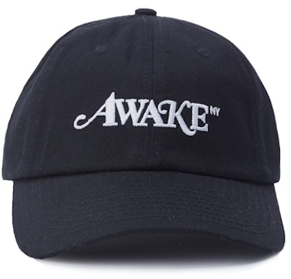 Awake Classic Logo Dad Hat Black Buy Awake Classic Logo Dad Hat Black
