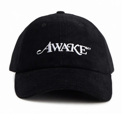Awake Corduroy Classic Logo Dad Hat Black Buy Awake Corduroy Classic Logo Dad Hat Black