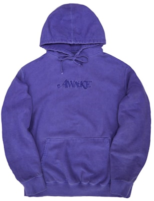 Awake Embroidered Logo Hoodie Purple Buy Awake Embroidered Logo Hoodie Purple