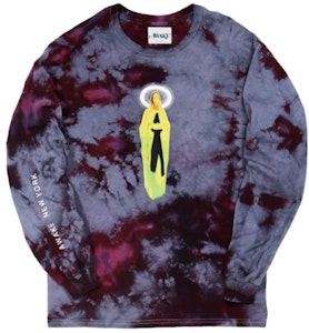 清醒聖母瑪利亞長袖T恤 扎染炭灰色 Buy 清醒聖母瑪利亞長袖T恤 扎染炭灰色