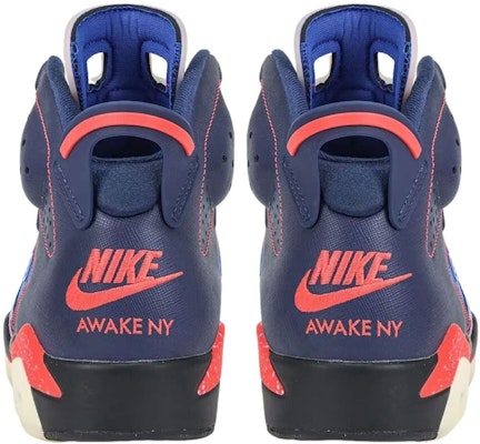 Awake NY x Air Jordan 6 復刻版 ''午夜海軍藍紅外線'' IQ5706-400 Details for Awake NY x Air Jordan 6 復刻版 ''午夜海軍藍紅外線'' IQ5706-400