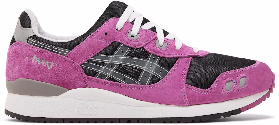 Awake NY x ASICS Gel Lyte 3 'Hitam Merah Jambu' 1201A568-001 Buy Awake NY x ASICS Gel Lyte 3 'Hitam Merah Jambu' 1201A568-001