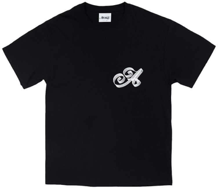 awake-ribbon-script-logo-tee-black