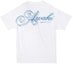 Order Awake Ribbon Script Logo Tee White