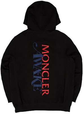 Awake x Moncler Maglia Hoodie Black Order Awake x Moncler Maglia Hoodie Black