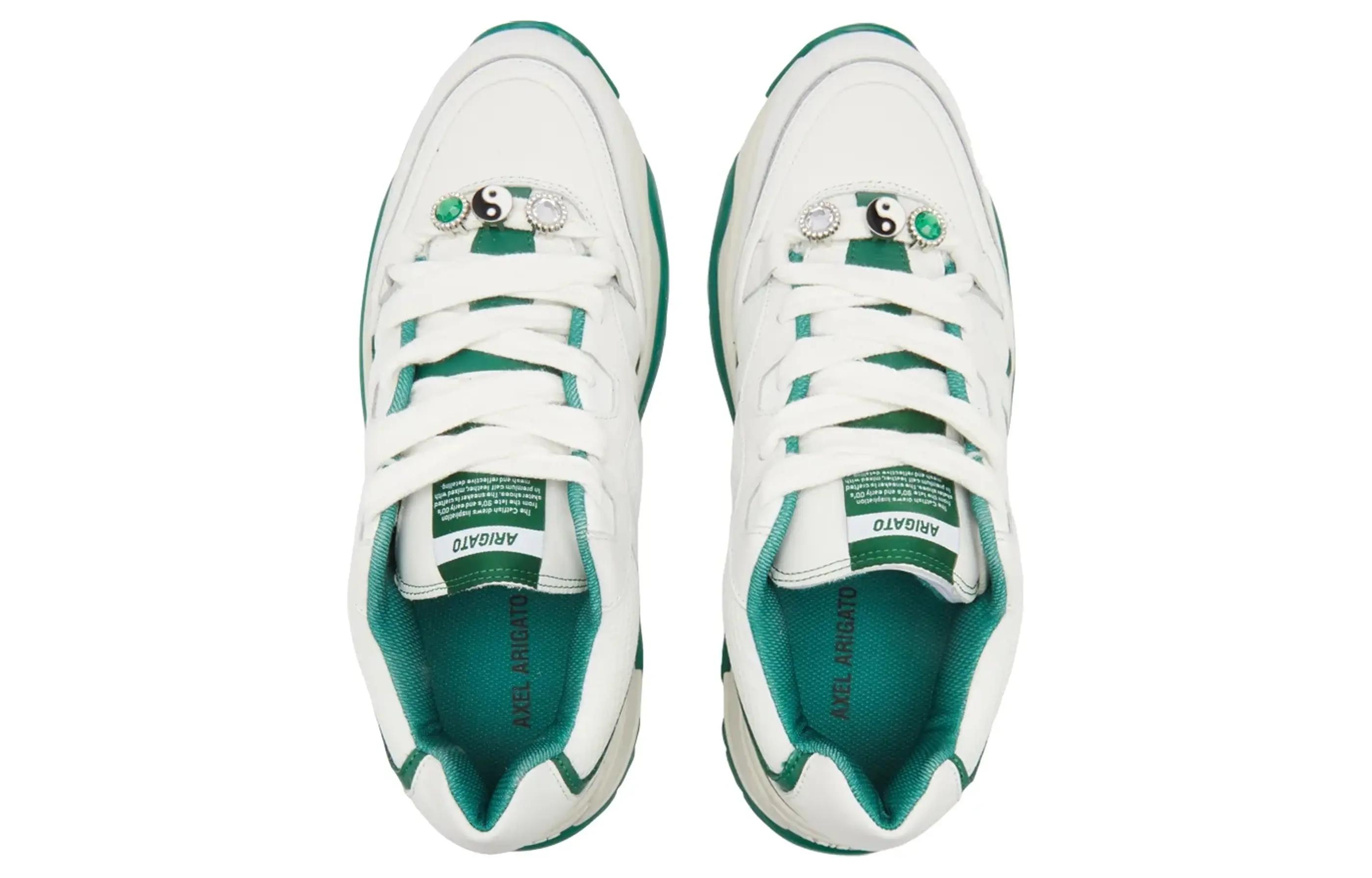 Shop Axel Arigato Catfish 'White Green' F0051012