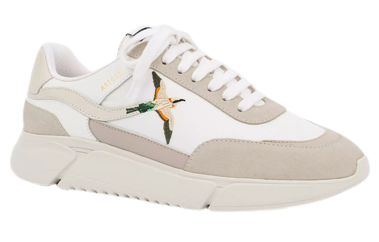 Axel Arigato Genesis 'Striped Hummingbird Embroidery White Beige' 圖 2