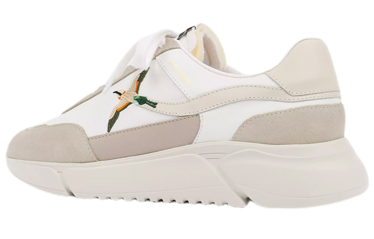Axel Arigato Genesis 'Striped Hummingbird Embroidery White Beige' 圖 4