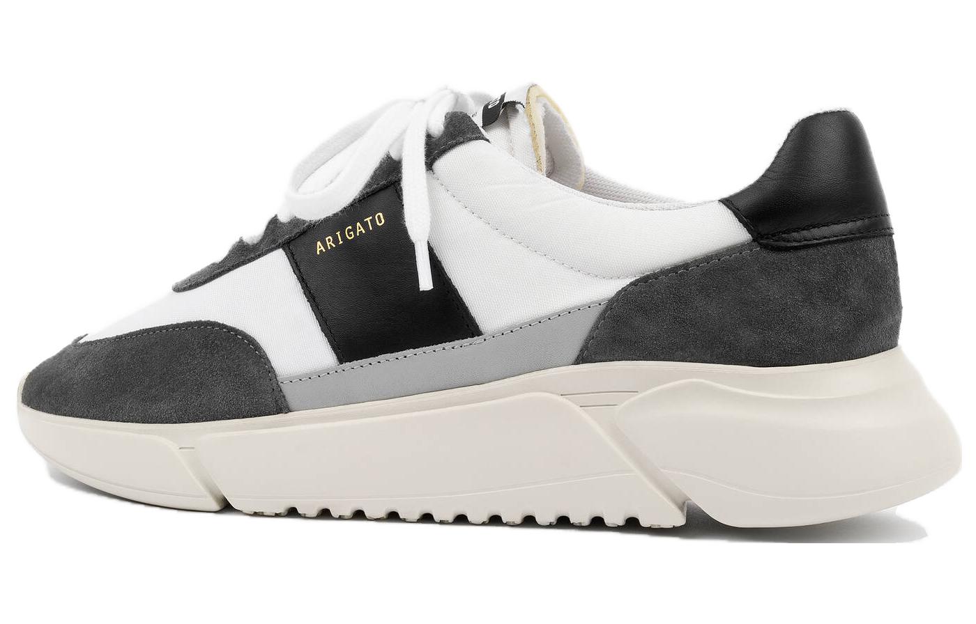 Lookbook Axel Arigato Genesis Vintage Runner Gris Oscuro Blanco Negro 35043