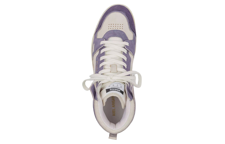 Axel Arigato High-Top Leather Sneaker 'White Purple' 圖 3