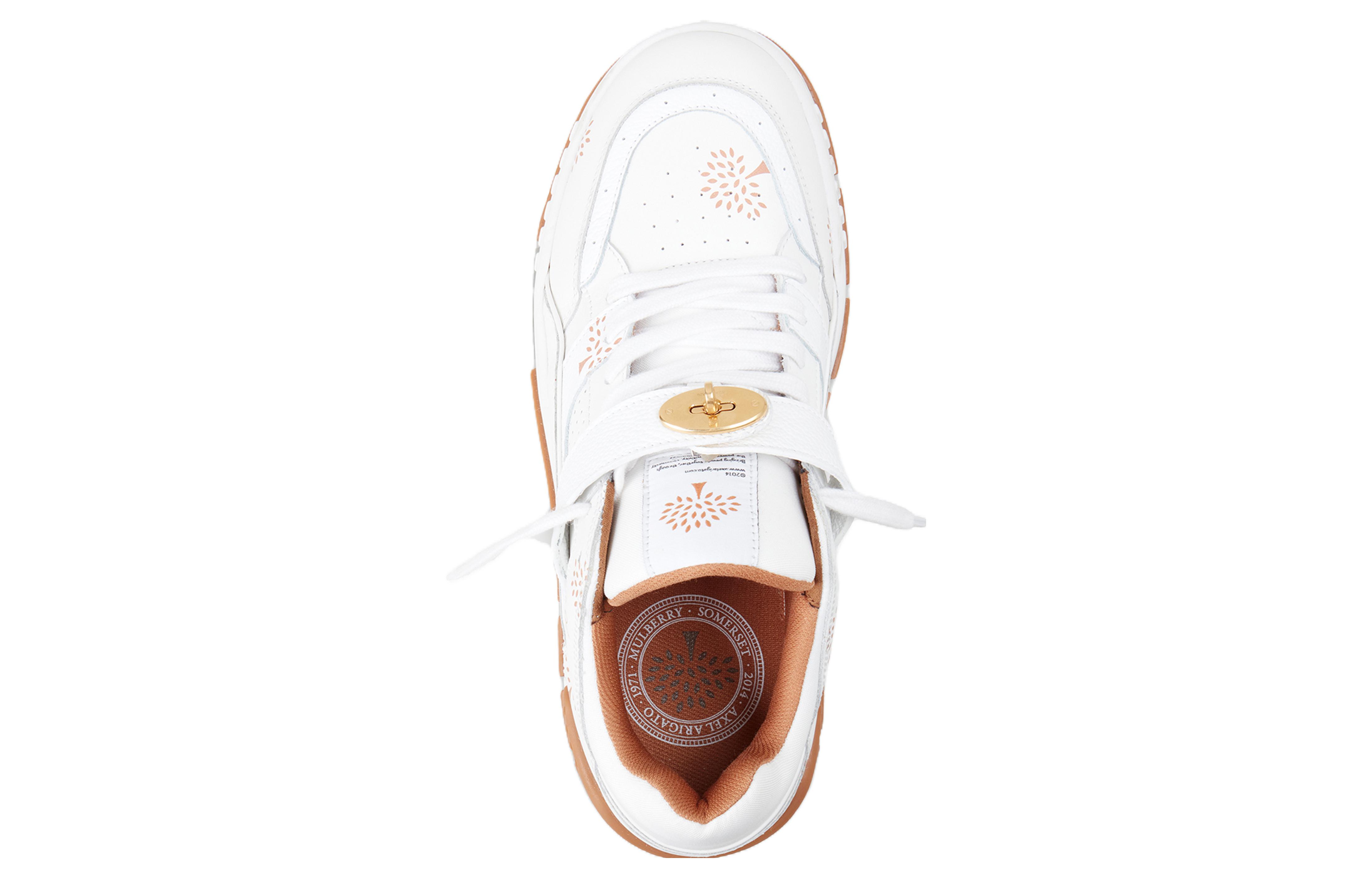Axel Arigato Leather Sneaker 'White Brown Print' 圖 3