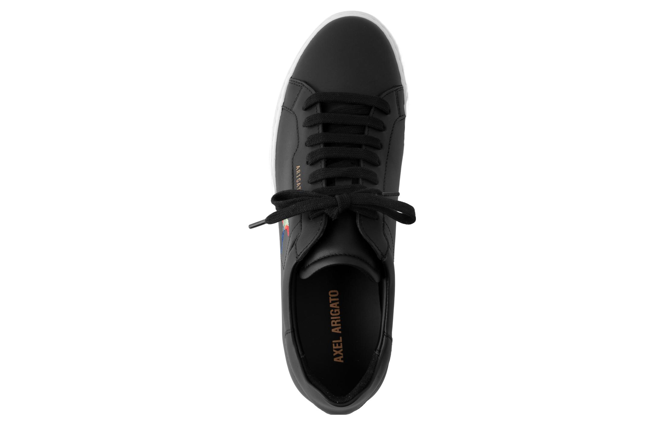 Axel Arigato Low-Top Lace-Up 'Black Leather' 圖 3