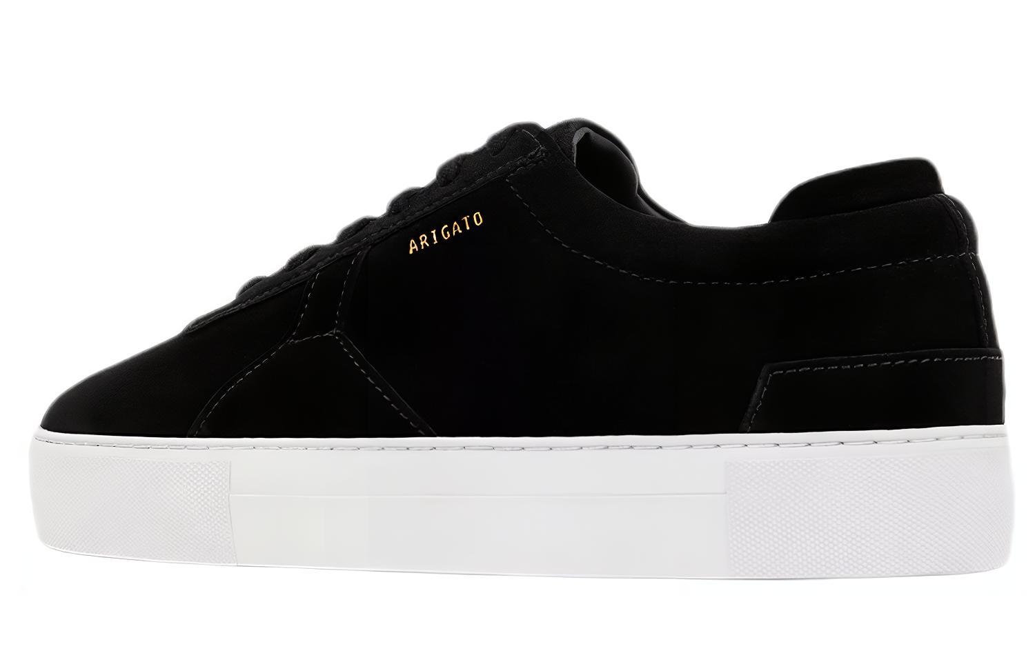 Shop Axel Arigato Plataforma Ante Negro Blanco 27004