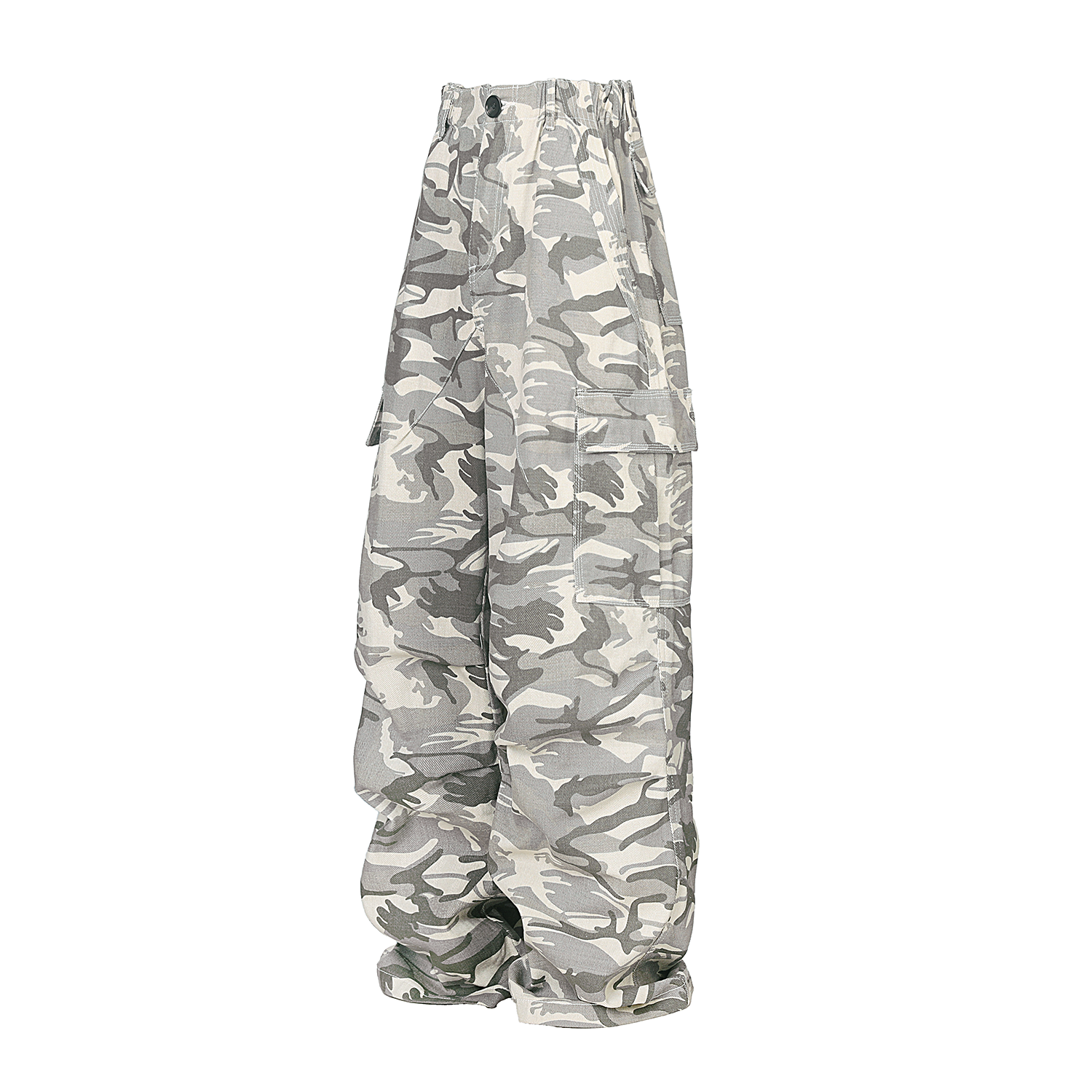 BABUGGE Streetwear Camouflage Cargo Pants Unisex Casual Loose Fit Trousers BPSC240587
