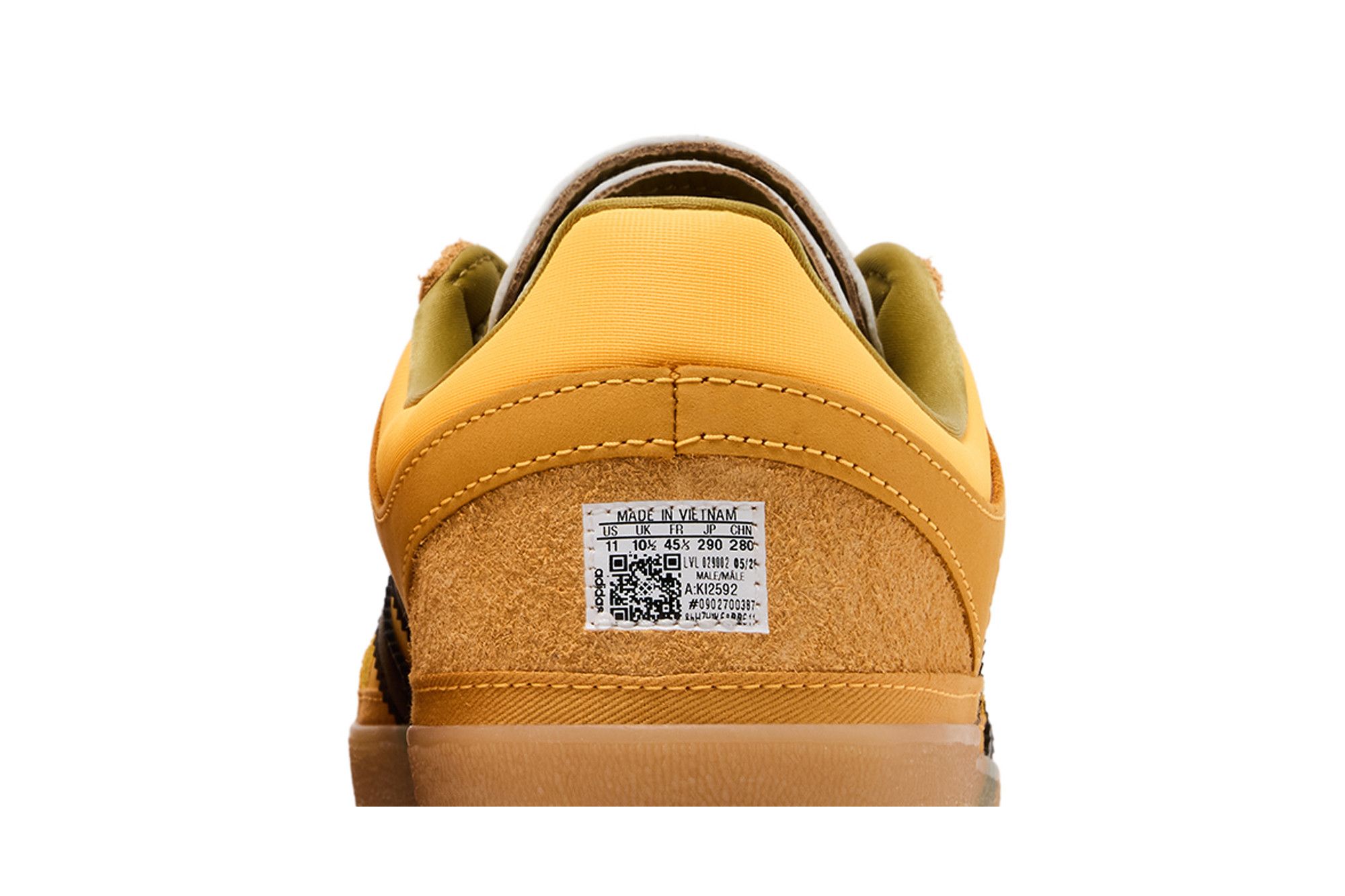 Sizing Bad Bunny x adidas Gazelle Indoor ''金色太陽核心黑'' KI2592