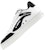 Li-Ning BadFive Wave 180 x STEVEN HARRINGTON 'Putih Hitam' AECS069-3