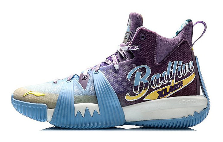 Buy 李寧バッドファイブ x X-LARGE パープル ABFQ005-11