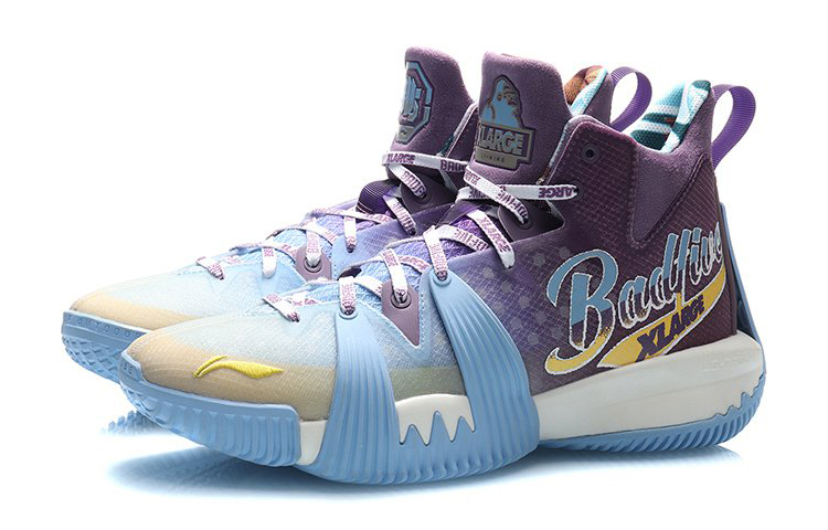 Lookbook 李寧バッドファイブ x X-LARGE パープル ABFQ005-11