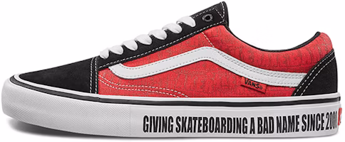 x Vans Baker Old Skool Pro 'Red White' VN0A45JCUZV x Vans Baker Old Skool Pro 'Red White' VN0A45JCUZV