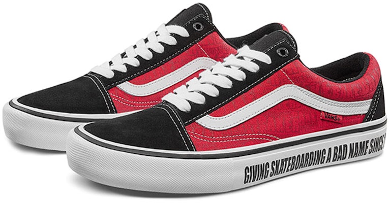 x Vans Baker Old Skool Pro 'Red White' VN0A45JCUZV Order x Vans Baker Old Skool Pro 'Red White' VN0A45JCUZV