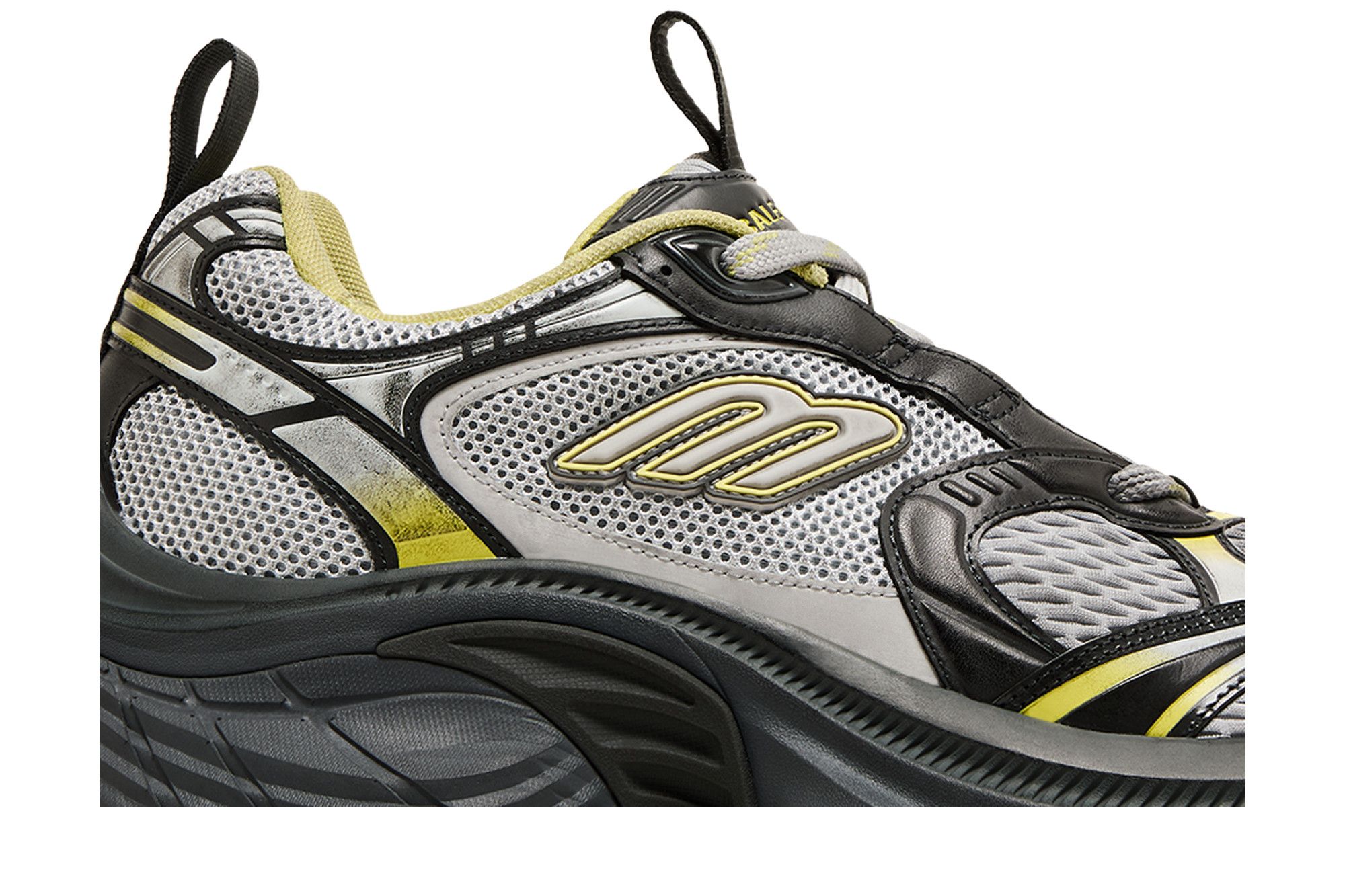 Order Balenciaga 10XL Kasut 'Kelabu Kuning' 792779-W2MV2-1097