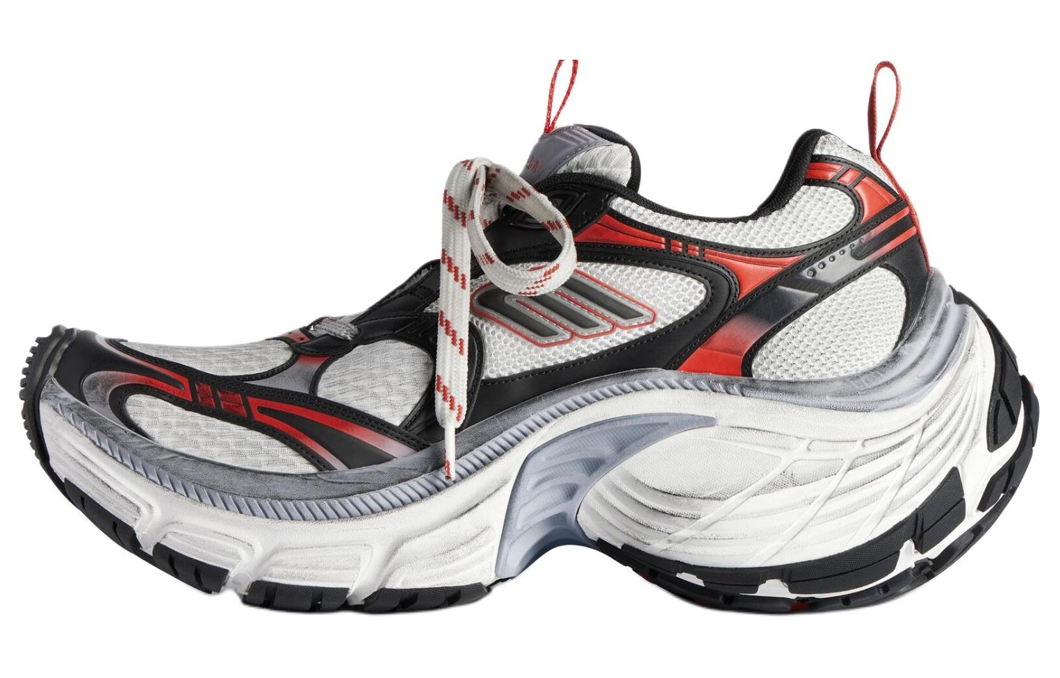 Balenciaga 10XL Sneaker 'Worn-Out - Grey White Red' 792779-W2MV2-1960