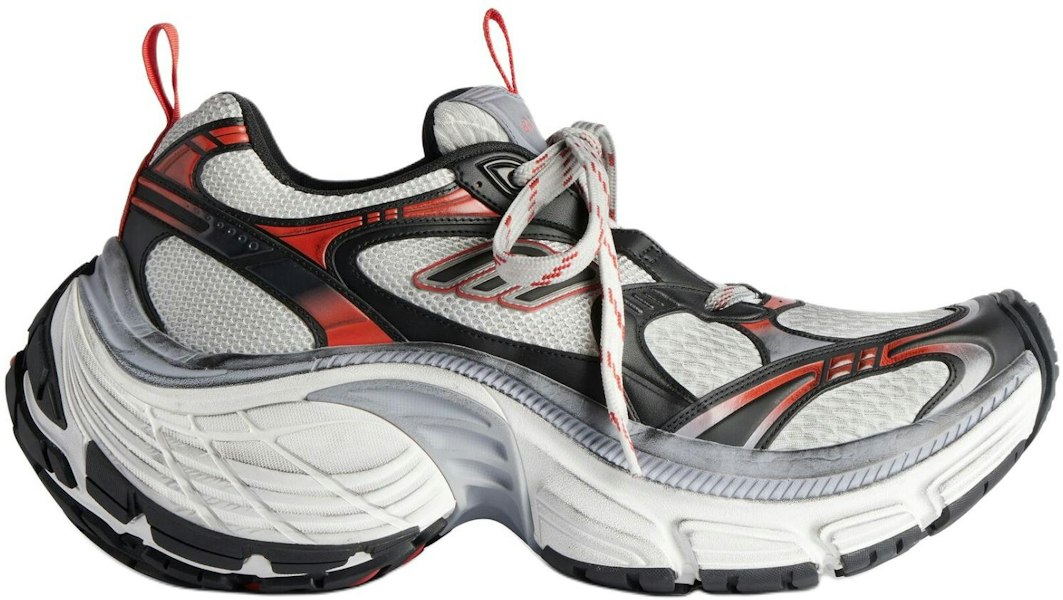 Balenciaga 10XL Sneaker 'Worn-Out - Grey White Red' 792779-W2MV2-1960 Lookbook Balenciaga 10XL Sneaker 'Worn-Out - Grey White Red' 792779-W2MV2-1960