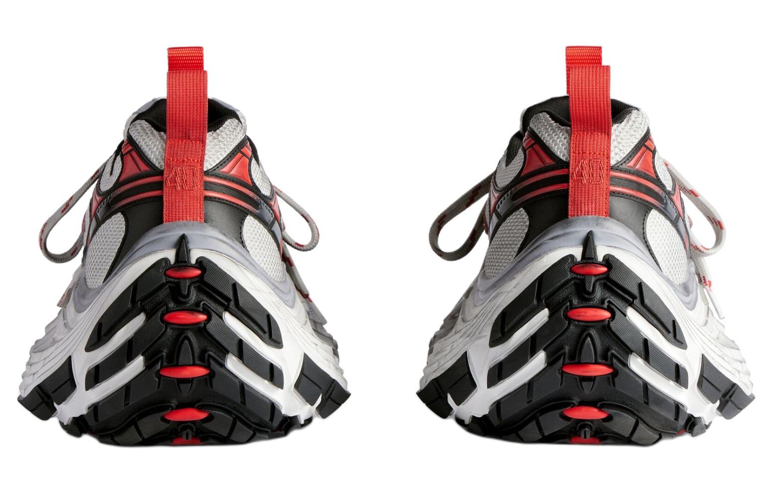 Details for 巴黎世家Balenciaga運動B織物系帶厚底低筒休閒鞋 男款 黑白紅