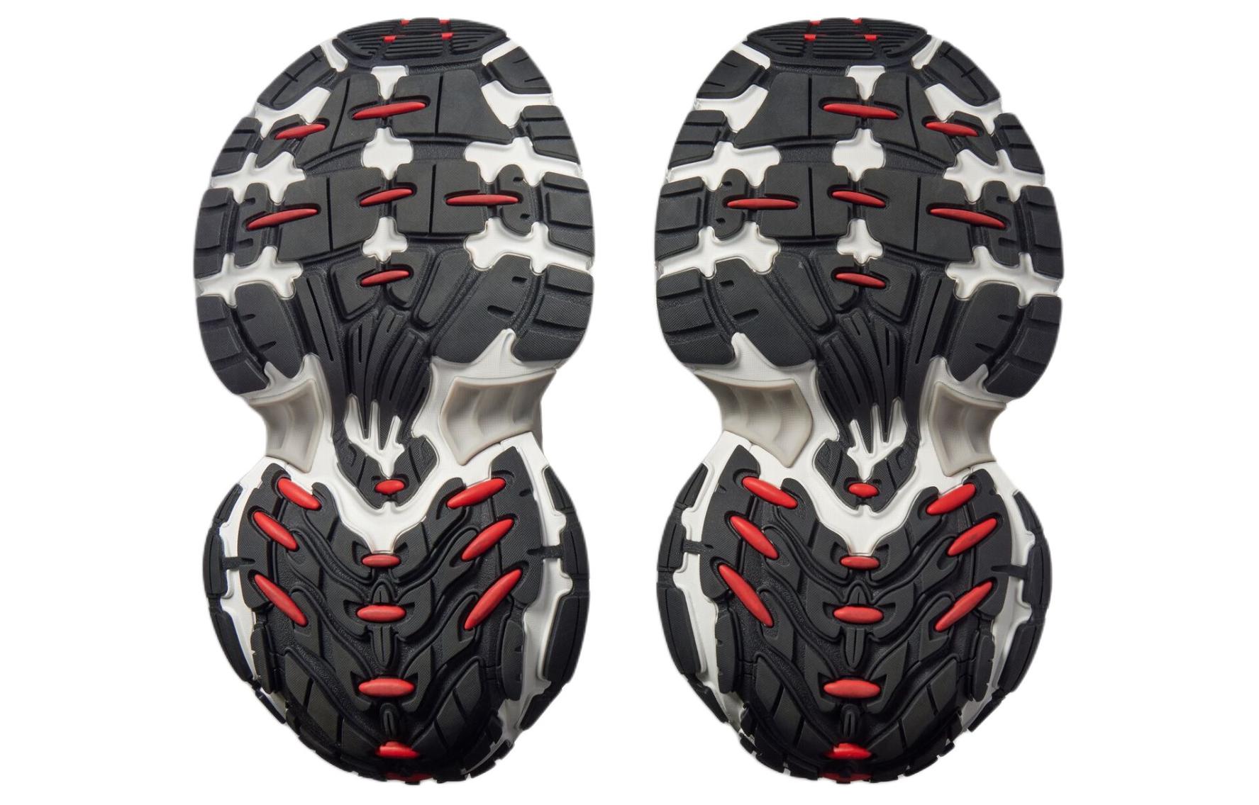 Sizing 巴黎世家Balenciaga運動B織物系帶厚底低筒休閒鞋 男款 黑白紅