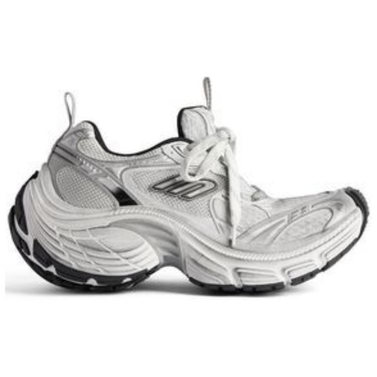 Shop Balenciaga 10XL Sneakers Putih Hitam Abu-Abu 784344W2MV29110