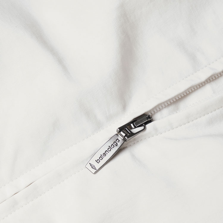 Details for Balenciaga 3B Sports Icon Jaket Tracksuit Logo Colorblock Unisex Putih FW23 746483TOO489000