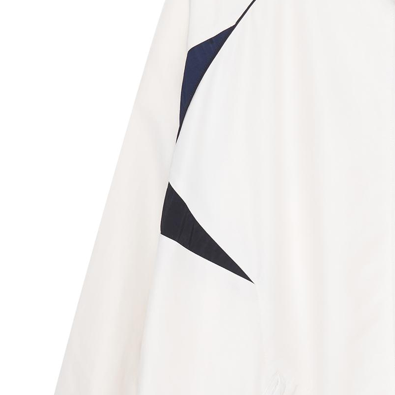 Cheap Balenciaga 3B Sports Icon Jaket Tracksuit Logo Colorblock Unisex Putih FW23 746483TOO489000