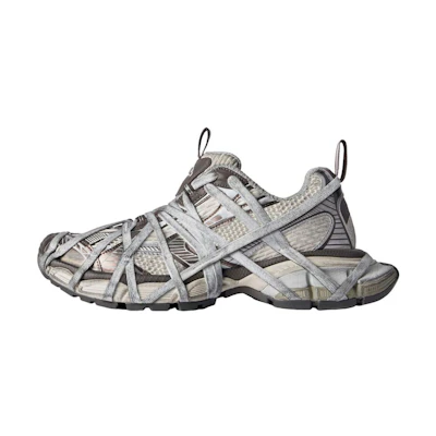 Balenciaga 3XL Extreme Lace Sneaker 'Worn-Out - Brown Grey'